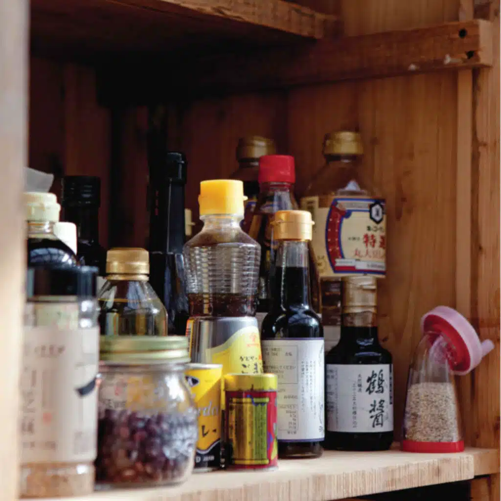 Successful Japanese home cooking begins with the pantry