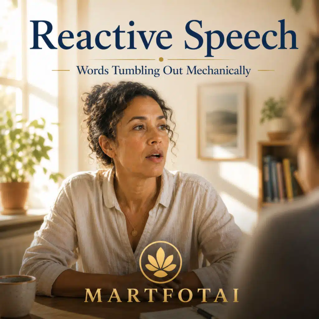S8/E23: Martfotai - Reactive Speech - Words Tumbling Out Mechanically
