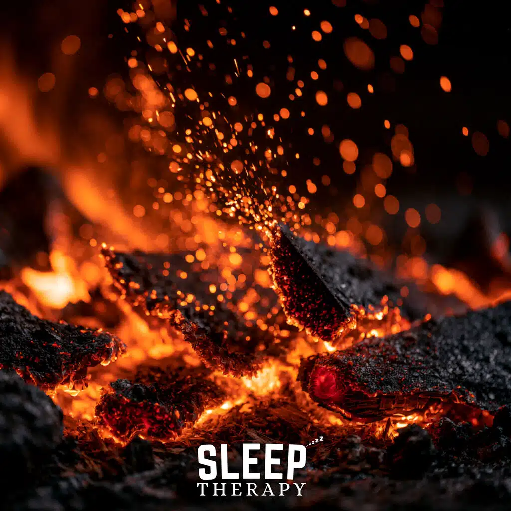 Fireplace Rain Night