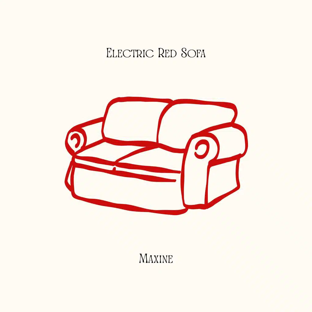 Electric Red Sofa