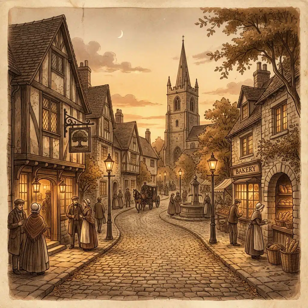 Classical Music for Quiet Evenings - The Old Village Square