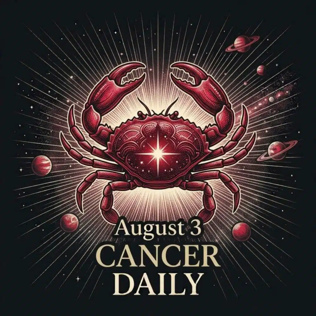 Monday, August 3, 2026 Cancer Horoscope Today