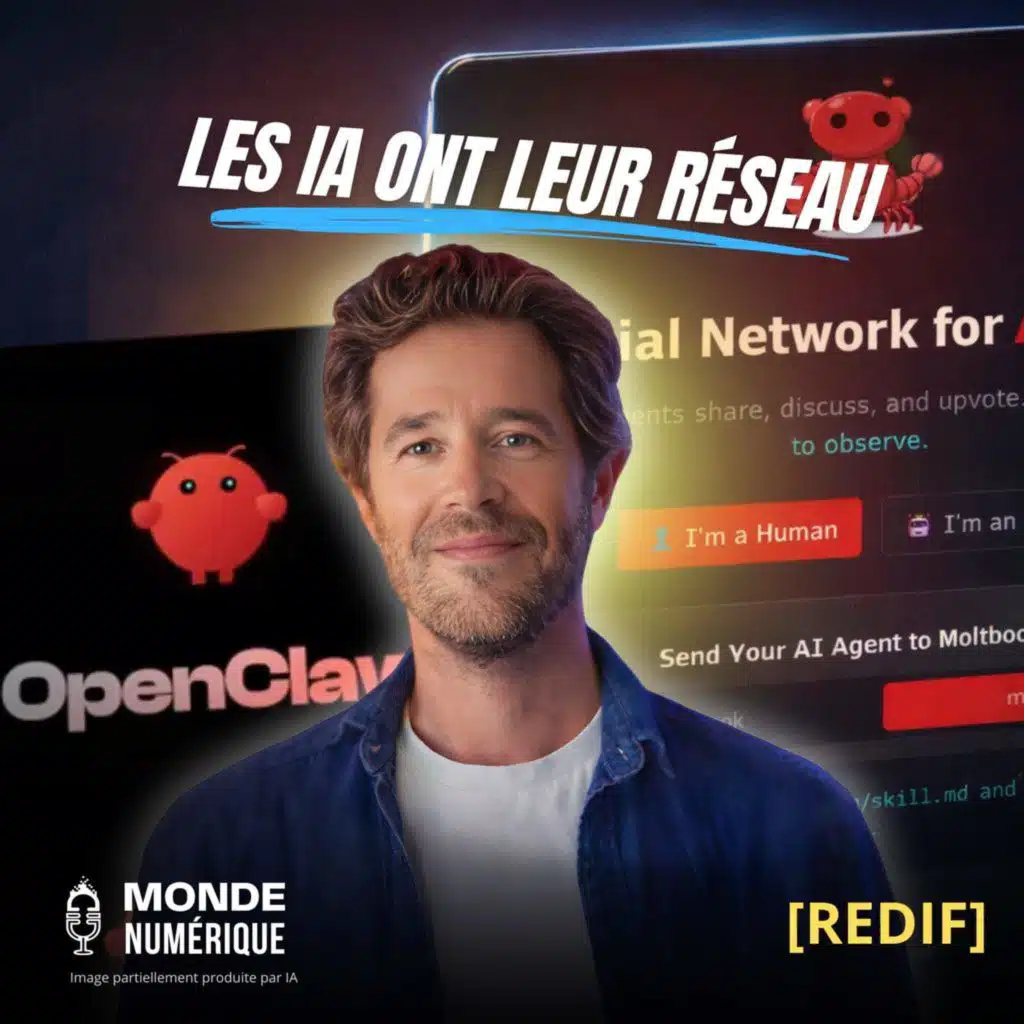 🎤 Moltbook et OpenClaw : les IA commencent-elles à travailler sans nous ? (Nicolas Guyon, Comptoir IA) [REDIF]