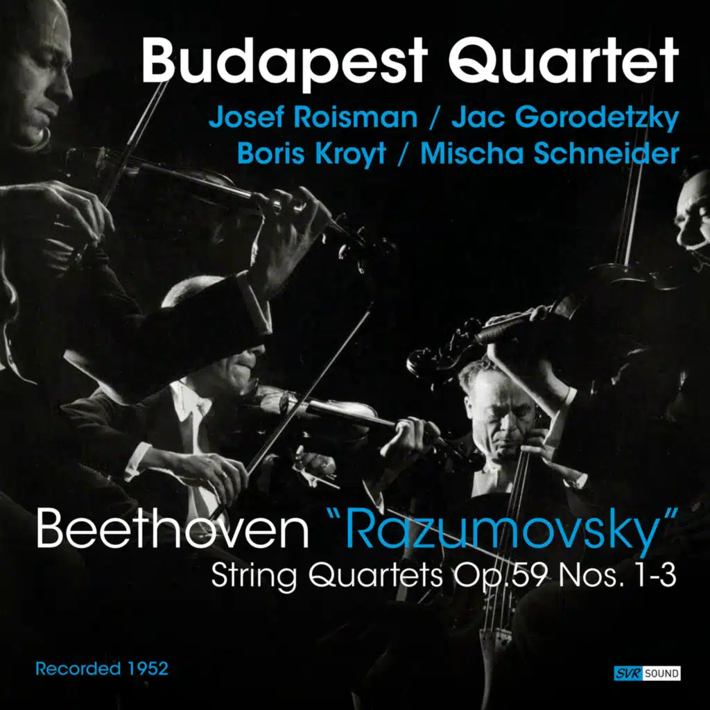 Beethoven: "Razumovsky" String Quartets Op. 59 Nos, 1-3 (Recorded 1952) [Restauración 2026]