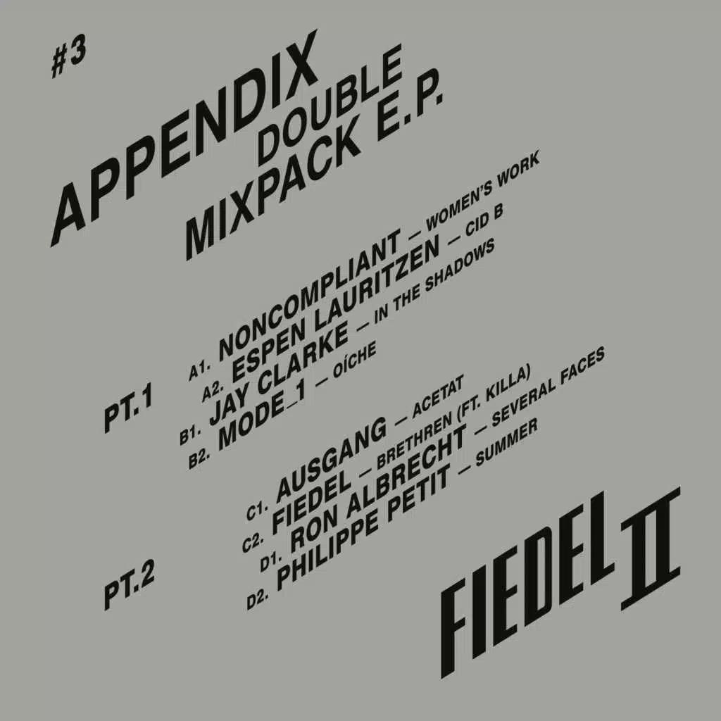 Appendix – Double Mixpack