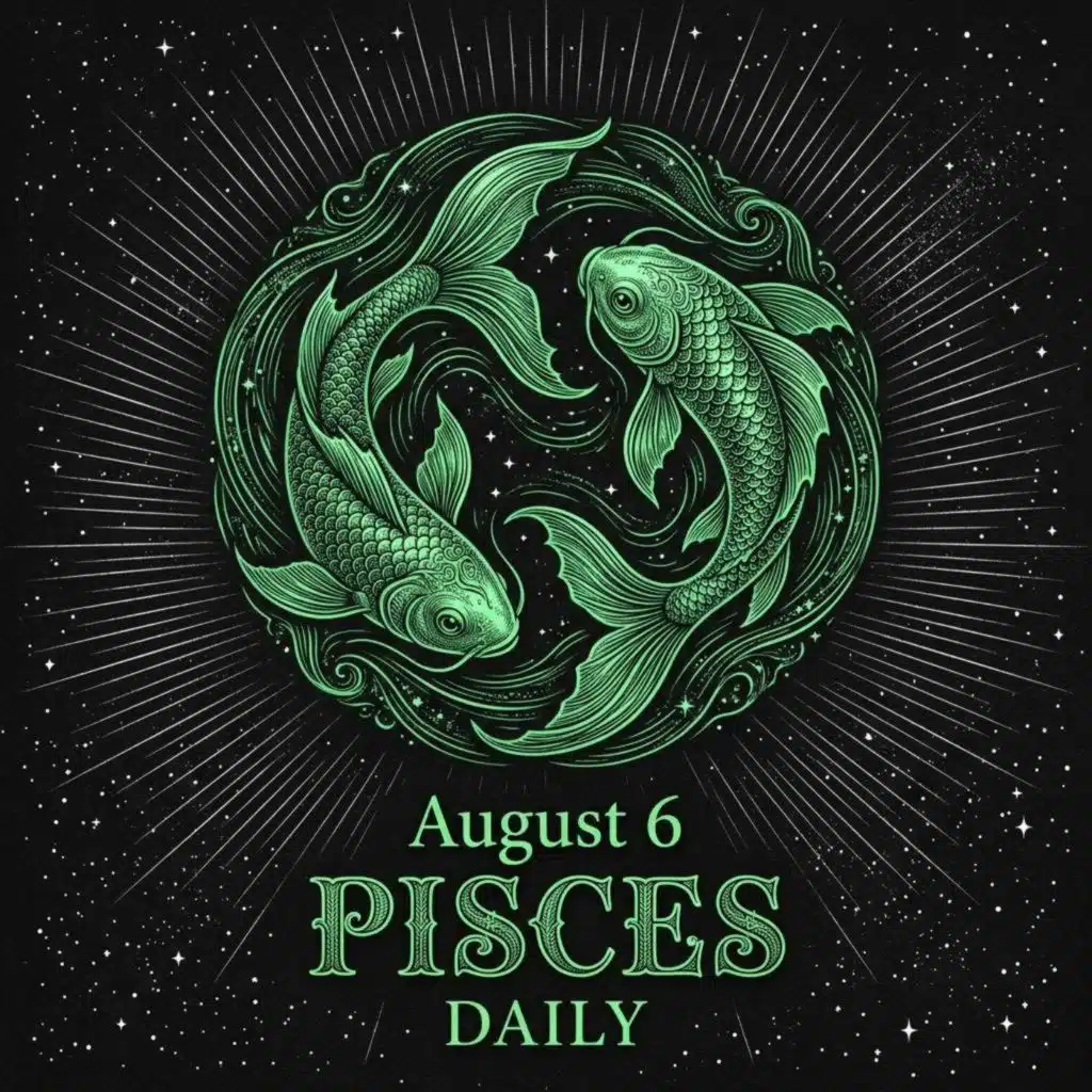 Thursday, August 6, 2026 Pisces Horoscope Today