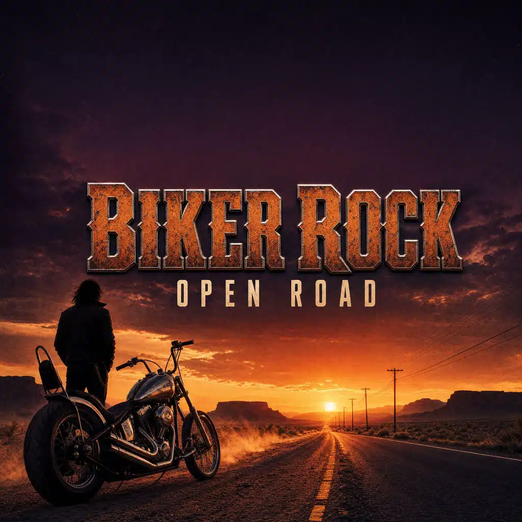 Biker Rock Open Road