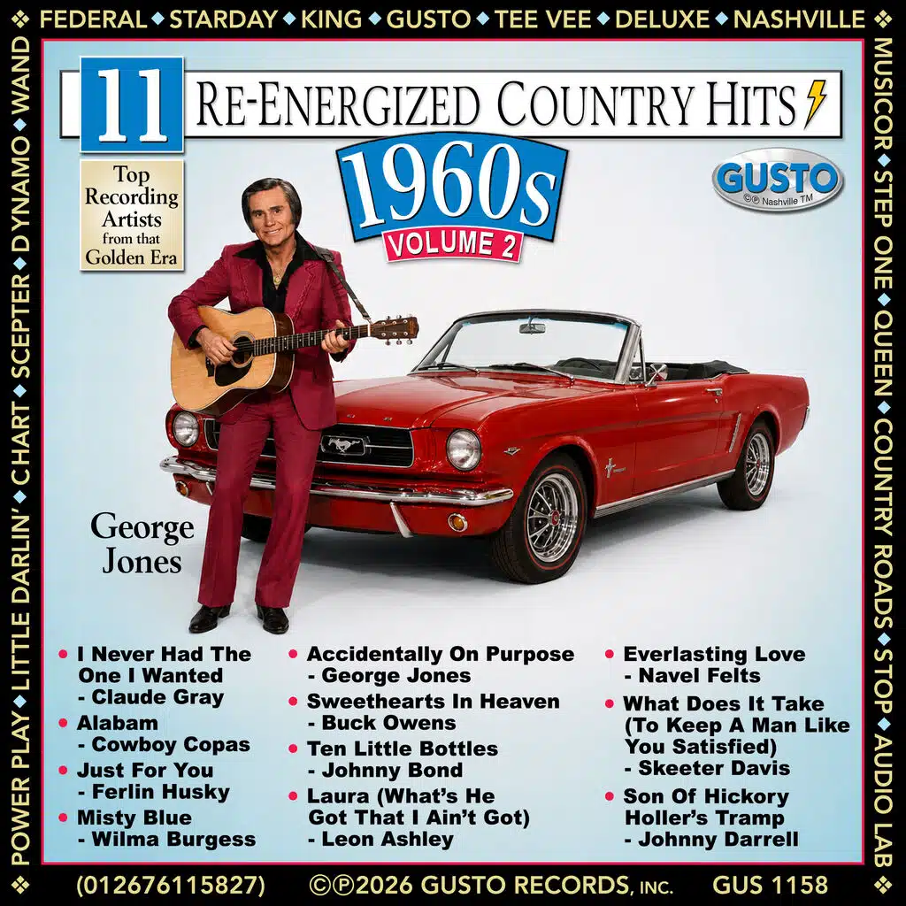 11 Re-Energized Country Hits:  1960's, Vol. 2