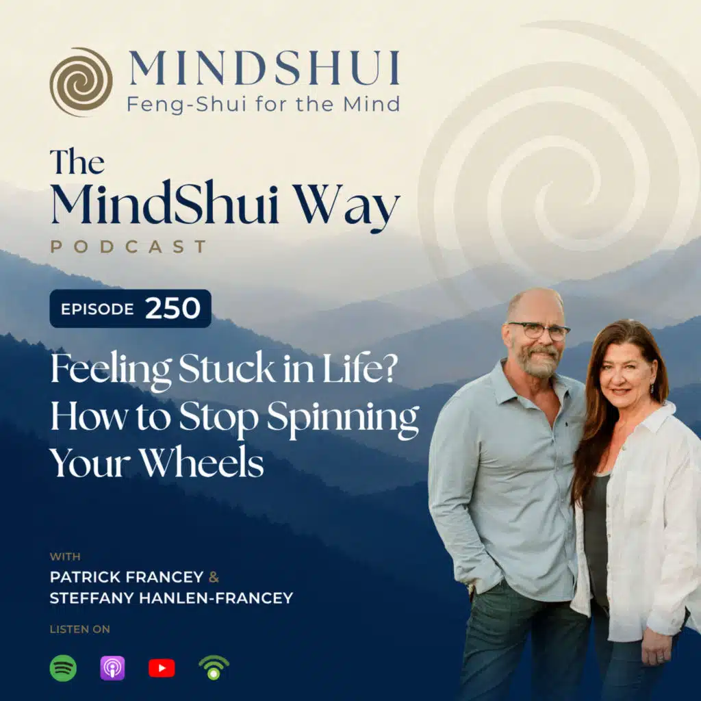 MindShui Way – Episode #250- Feeling Stuck in Life? How to Stop Spinning Your Wheels