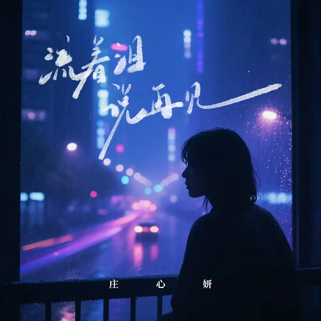 流着泪说再见