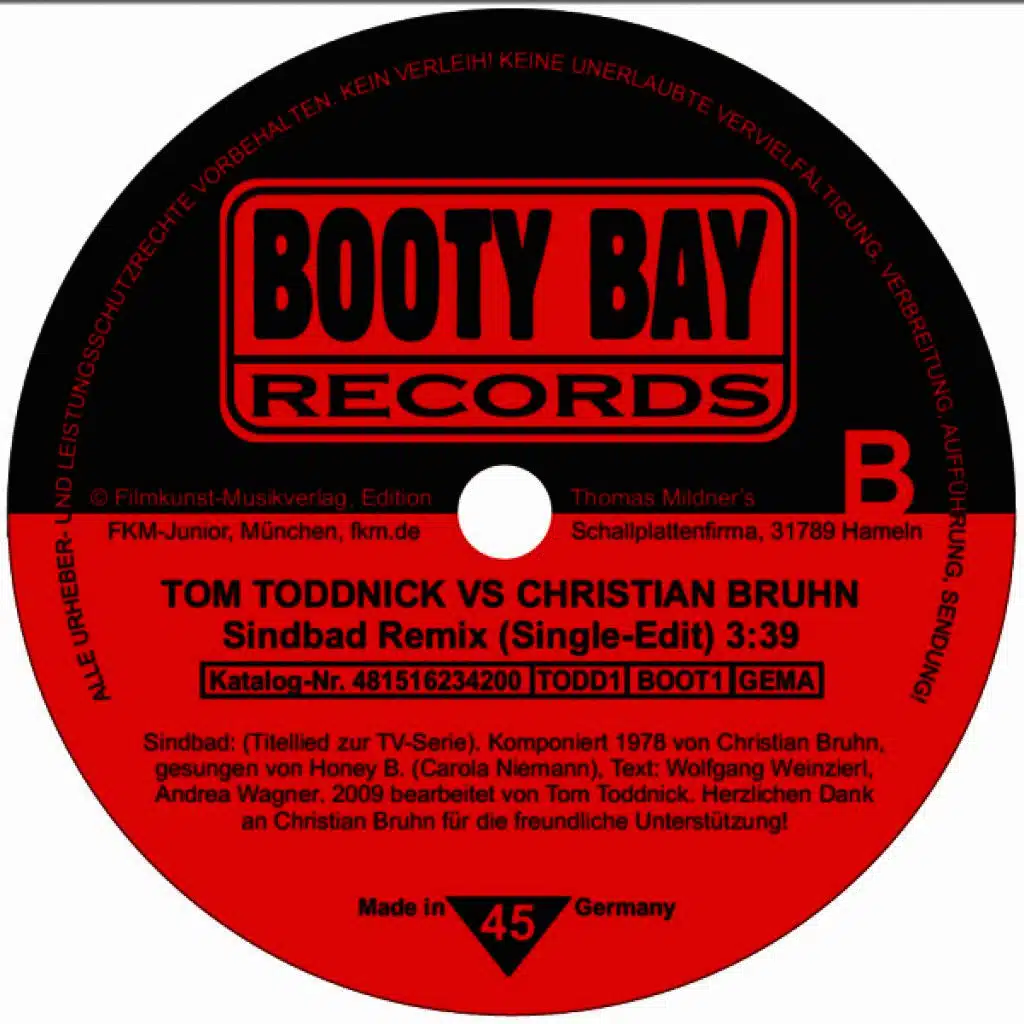 Tom Toddnick vs Christian Bruhn, Sindbad Remix (Single Edit)