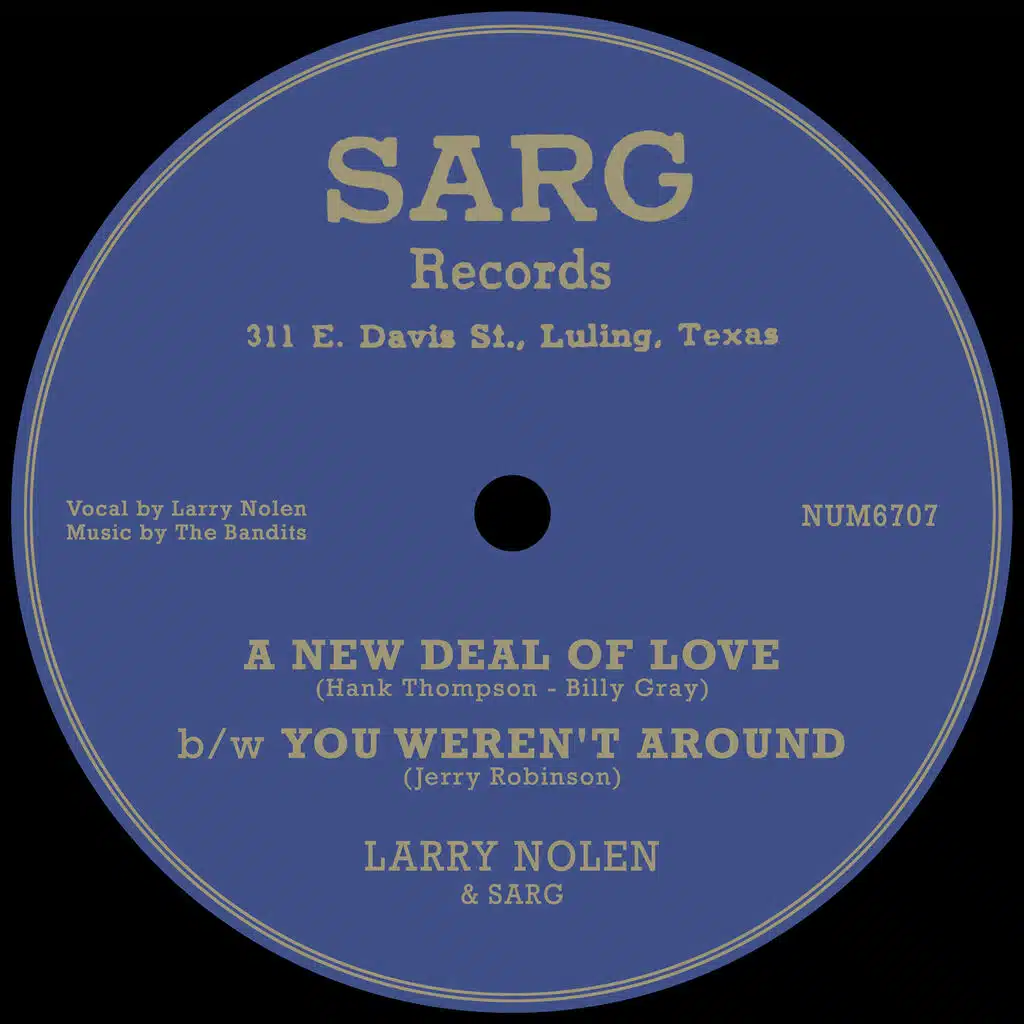 A New Deal Of Love b/w You Weren't Around