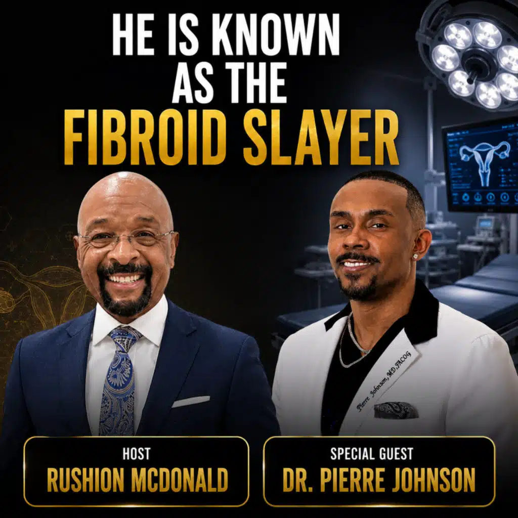 Health Tip: He is known as an OB‑GYN (“Fibroid Slayer”) focused on minimally invasive care and advocacy.