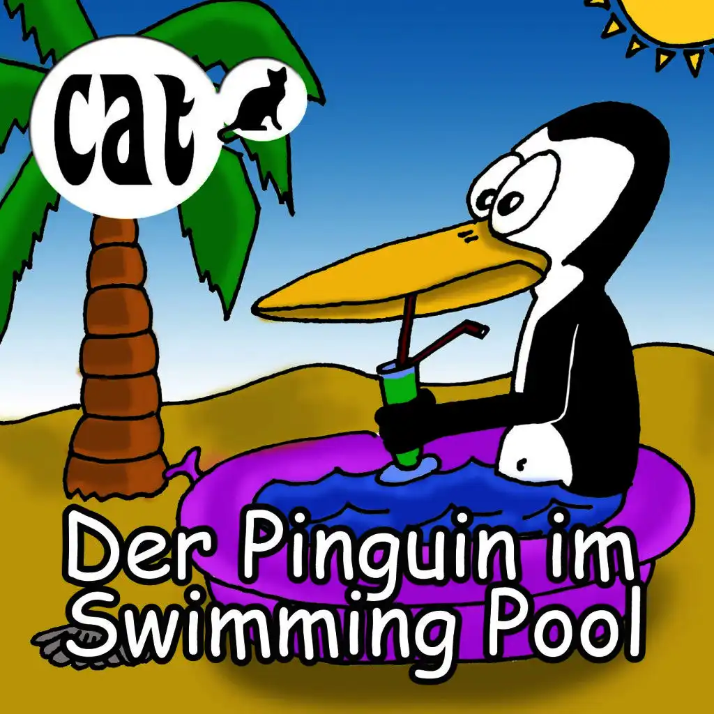 Der Pinguin im Swimming Pool