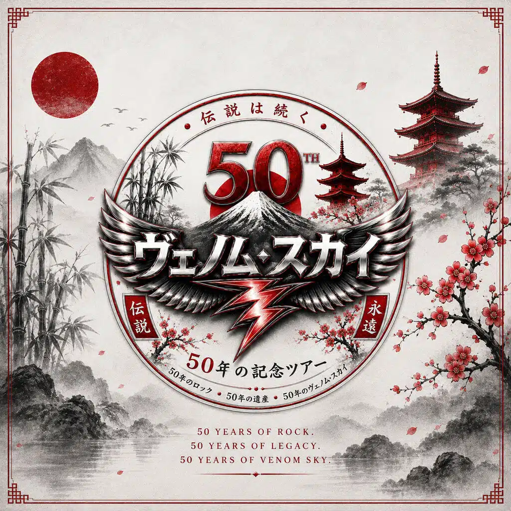 Venom Sky 50: 50 Years of Rock. 50 Years of Legacy. 50 Years of Venom Sky. (Japanese Version)