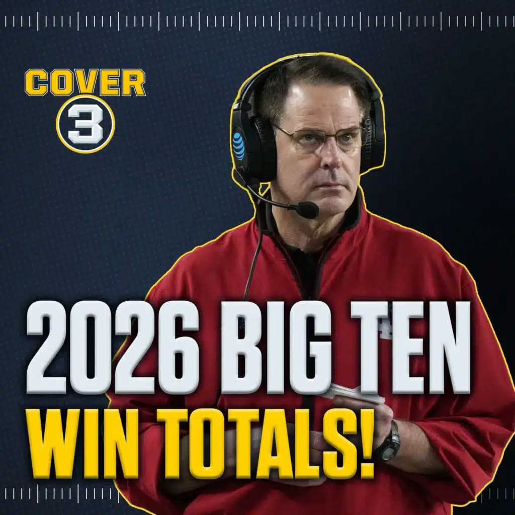 Big Ten Win Totals Part 1: Indiana, Iowa, Michigan & MORE | Preseason AP Poll Reaction! 👀