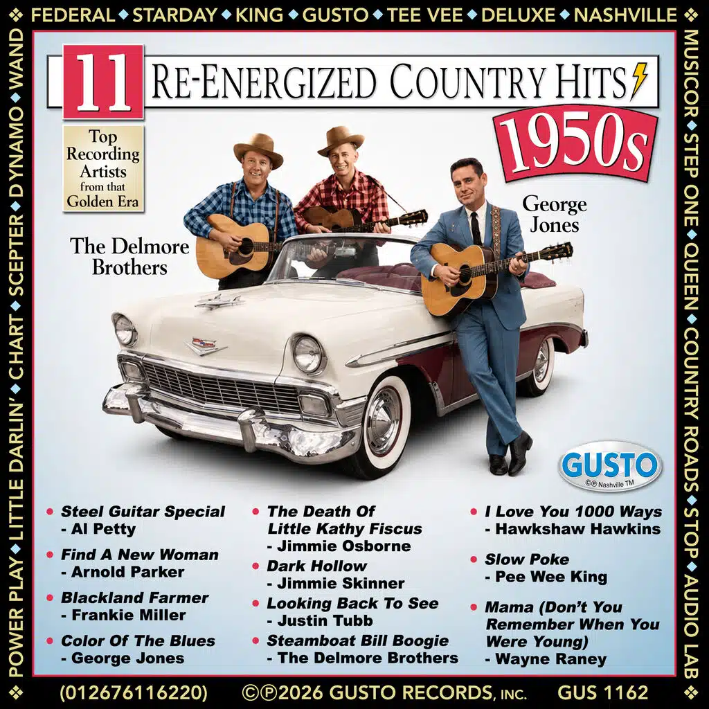 11 Re-Energized Country Hits:  1950's