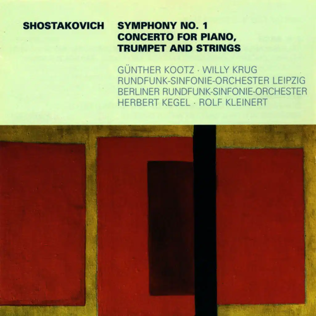 Dmitri Shostakovich: Symphony No. 1 / Piano Concerto No. 1 (Stockigt, Garay, Kootz, Krug)