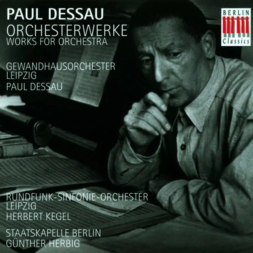 DESSAU, P.: Orchestral Music, Vol. 1 - In memoriam Bertolt Brecht / Bach Variations / Orchestermusik No. 2, "Meer der Sturme" (Dessau, Kegel, Herbig)