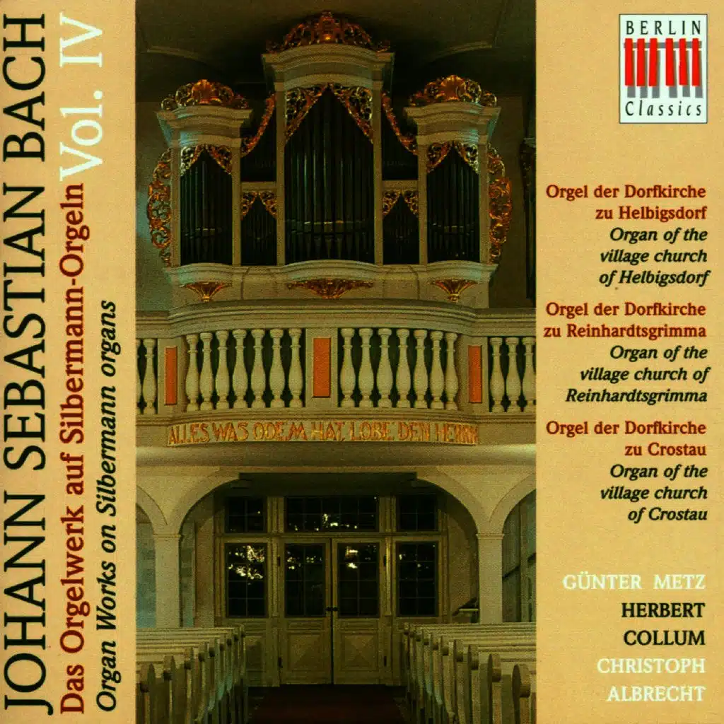 Bach: Organ Works on Silbermann Organs, Vol. 4