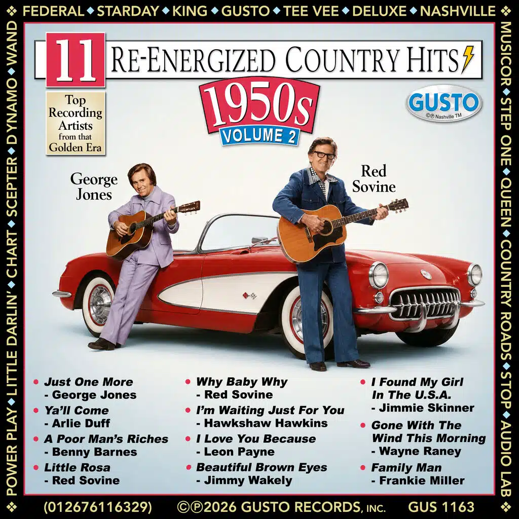 11 Re-Energized Country Hits: 1950's, Vol. 2