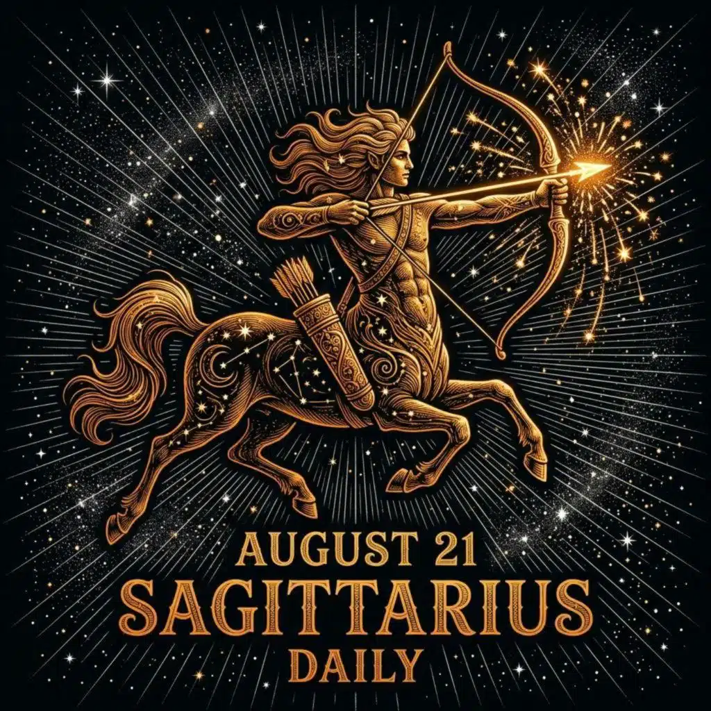 Friday, August 21, 2026 Sagittarius Horoscope Today