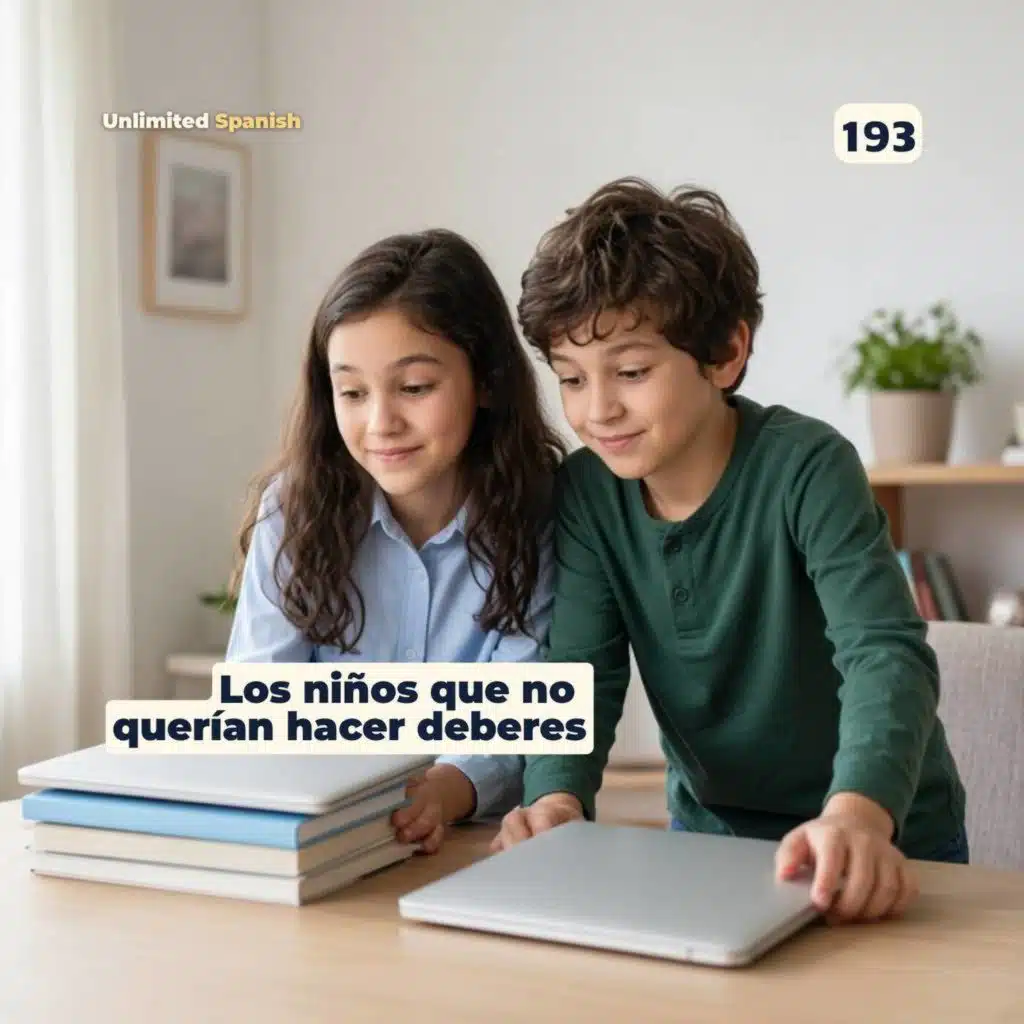 #193 Los niños que no querían hacer deberes
