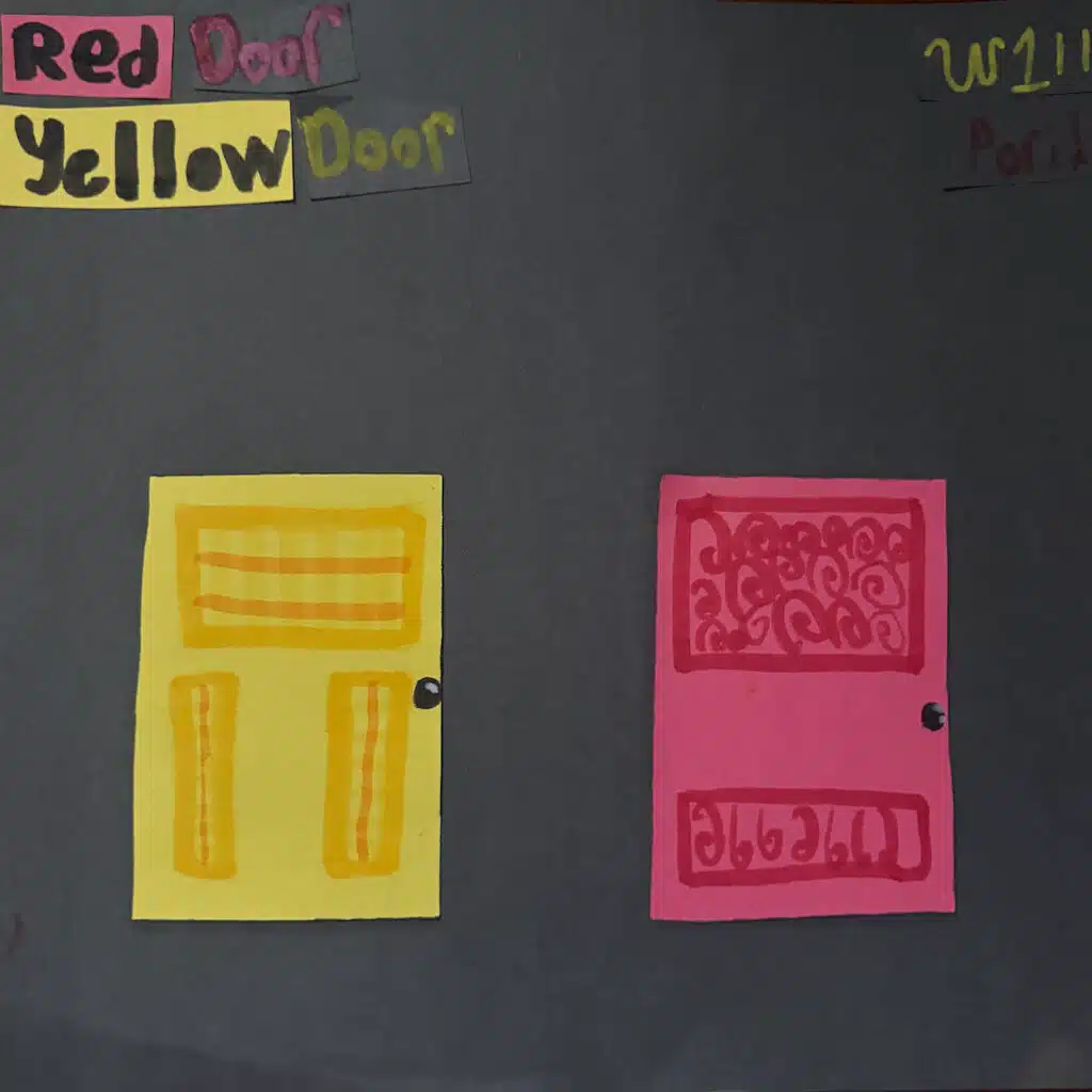 Red door Yellow Door