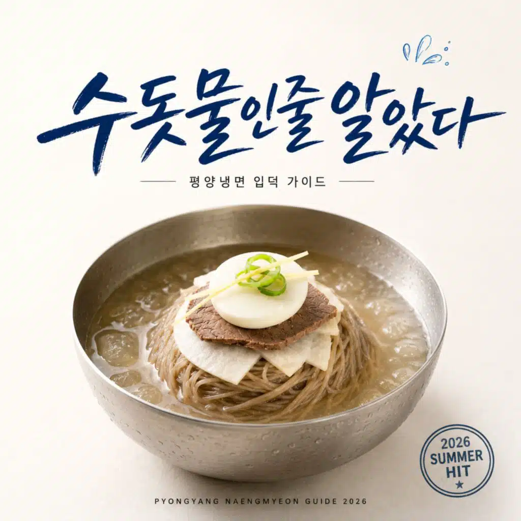평양냉면 입덕 가이드