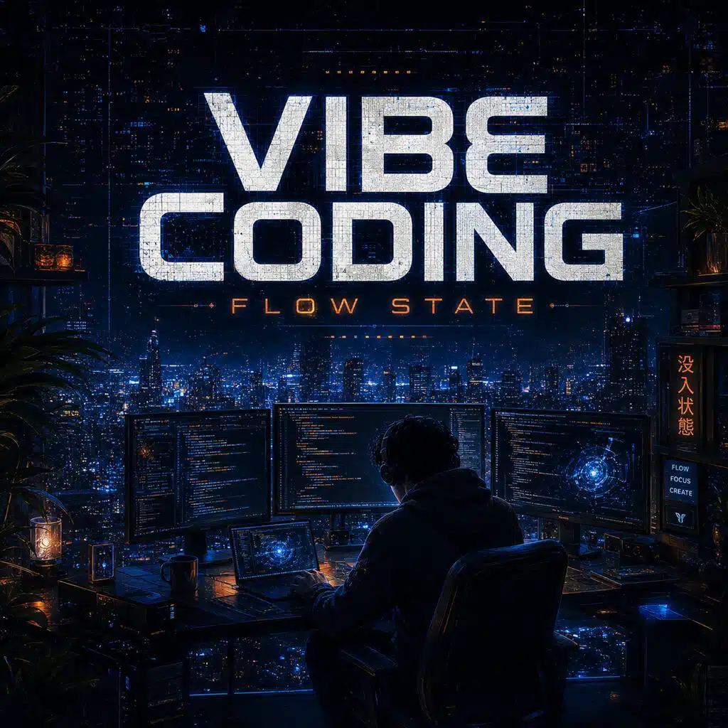 Dark Techno for Vibe Coding Midnight Flow State