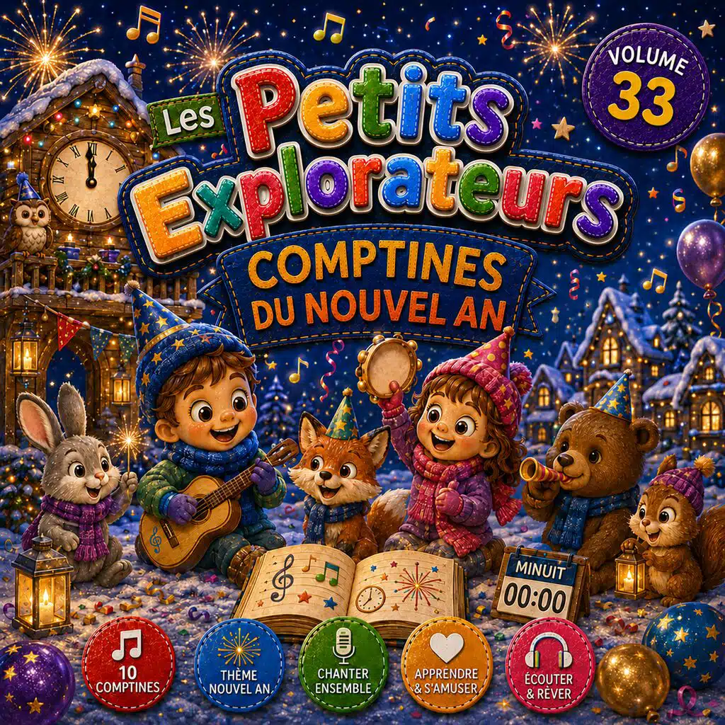 Les Petits Explorateurs Volume 33 - Comptines du Nouvel An