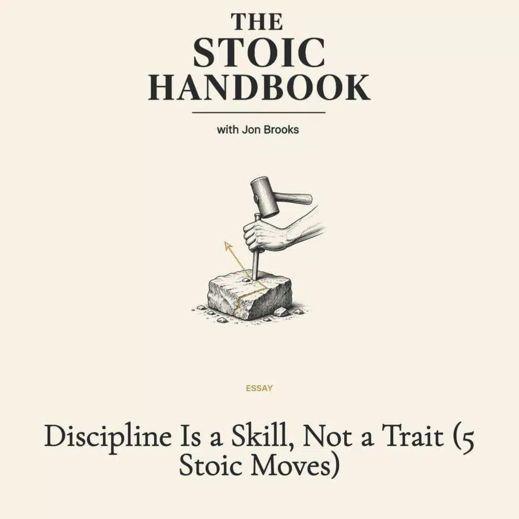 Discipline Is a Skill, Not a Trait (5 Stoic Moves)