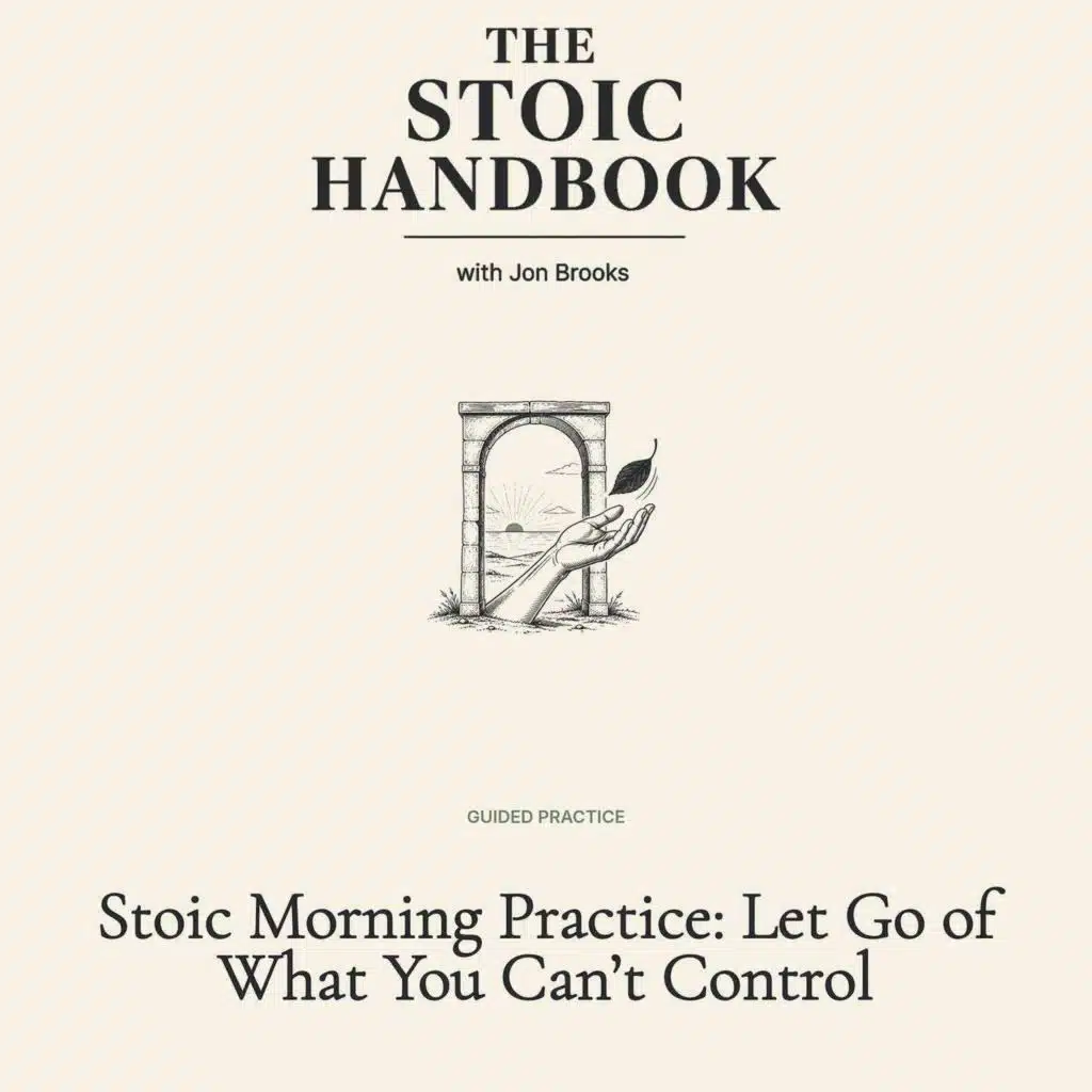 Stoic Morning Practice: Let Go of What You Can’t Control