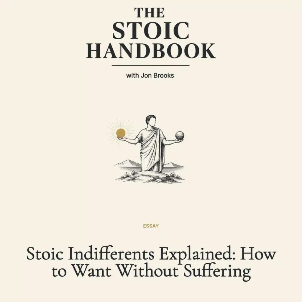 Stoic Indifferents Explained: How to Want Without Suffering