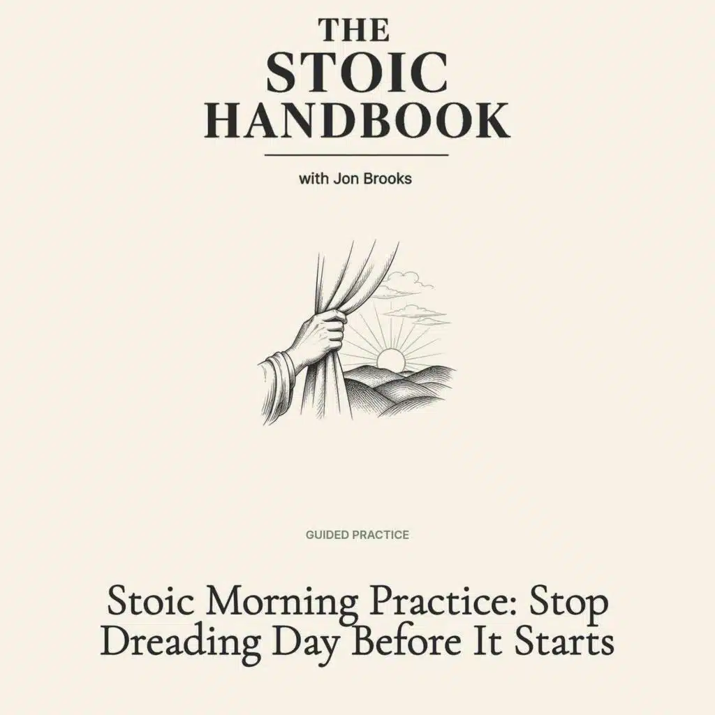 Stoic Morning Practice: Stop Dreading Day Before It Starts