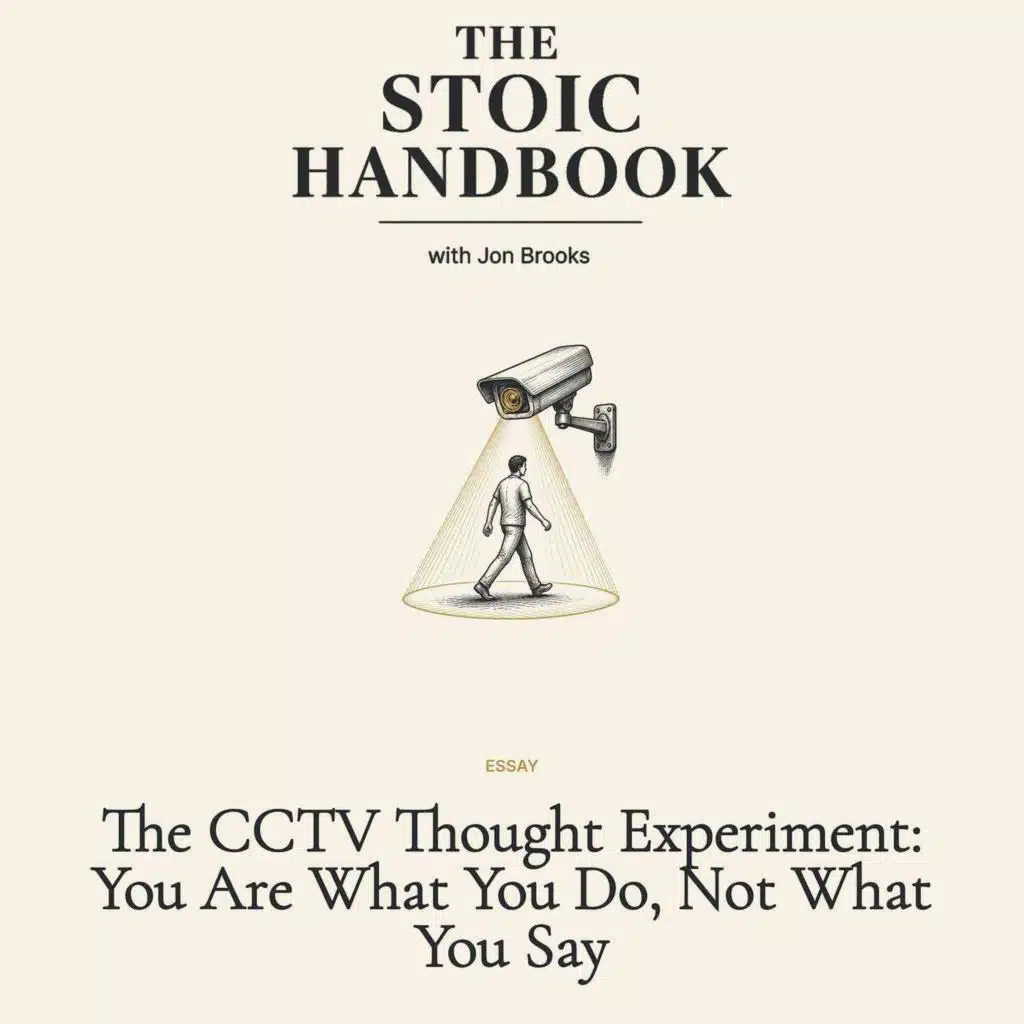 The CCTV Thought Experiment: You Are What You Do, Not What You Say