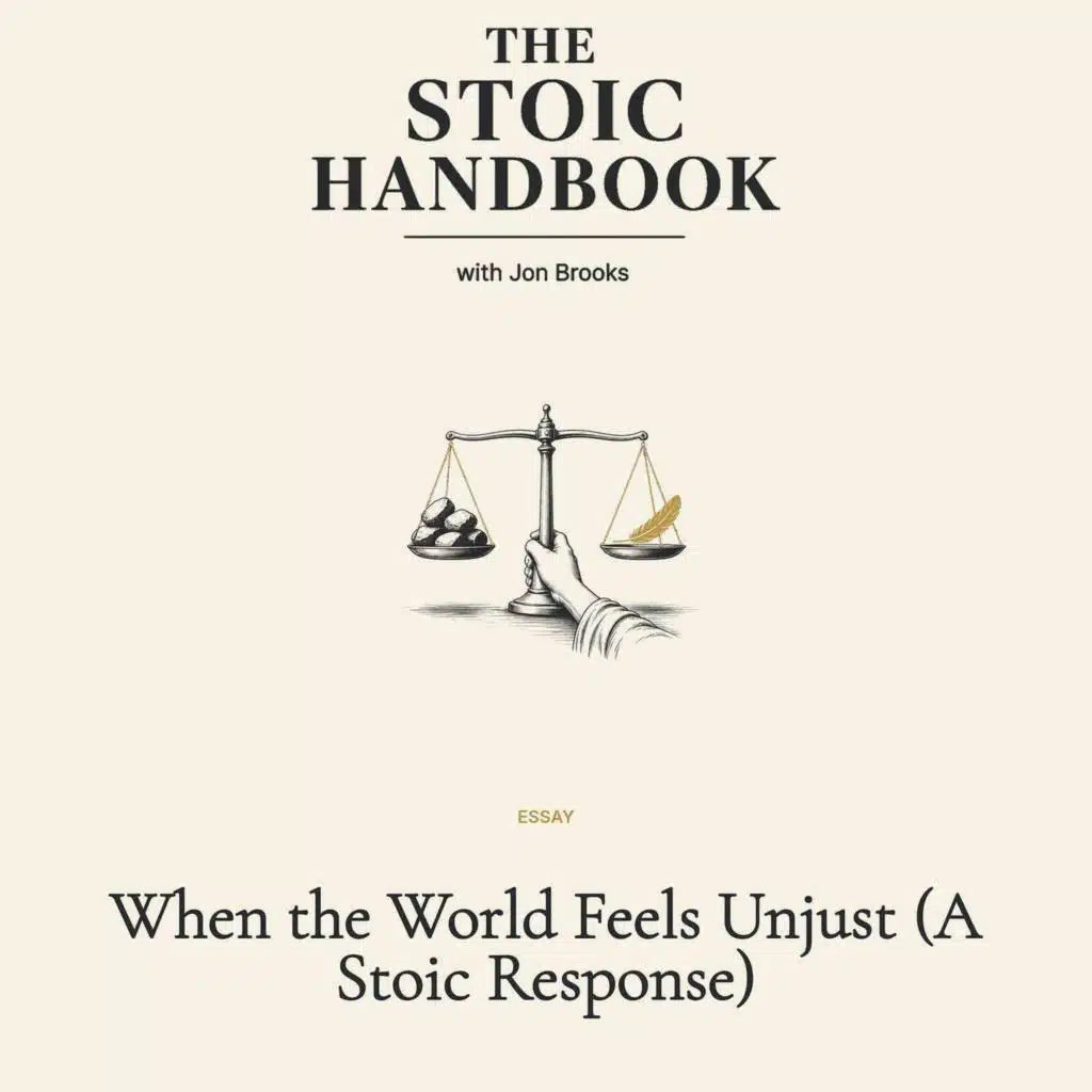When the World Feels Unjust (A Stoic Response)