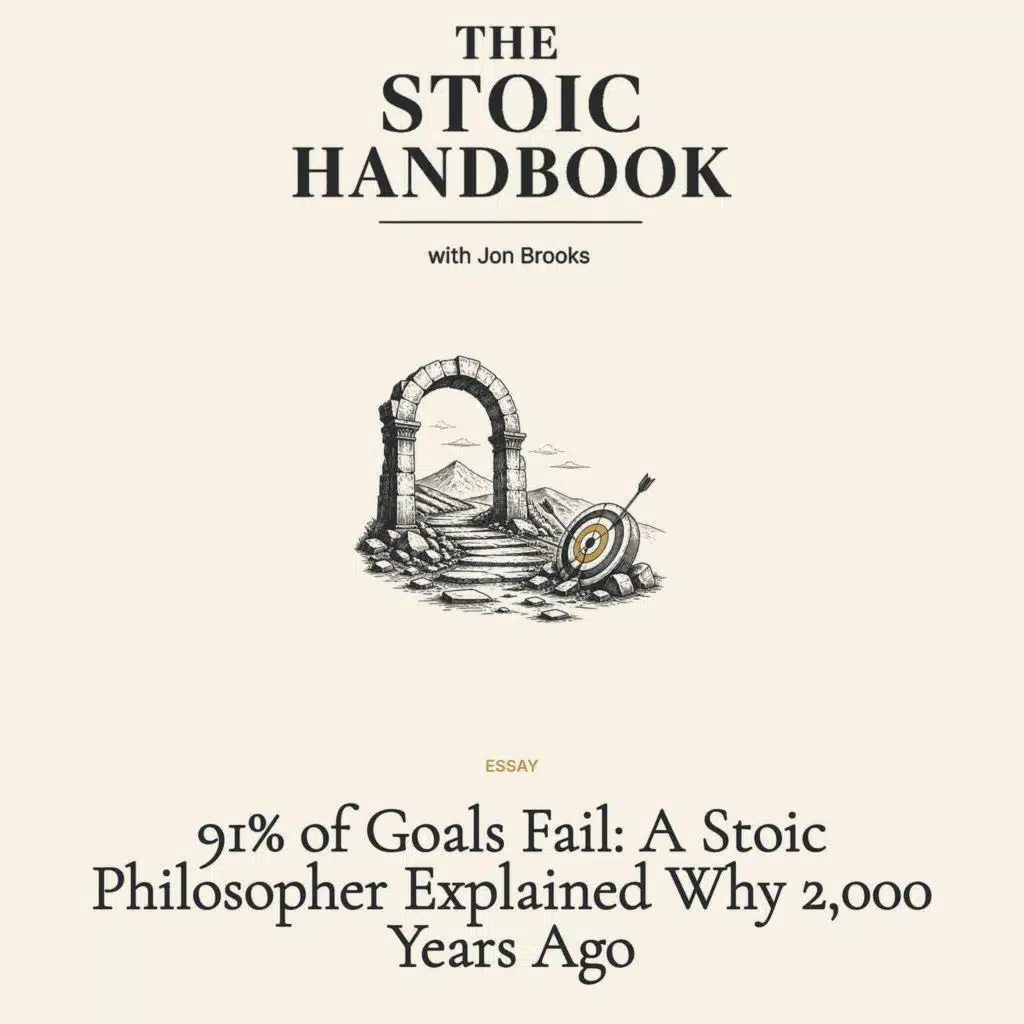91% of Goals Fail: A Stoic Philosopher Explained Why 2,000 Years Ago
