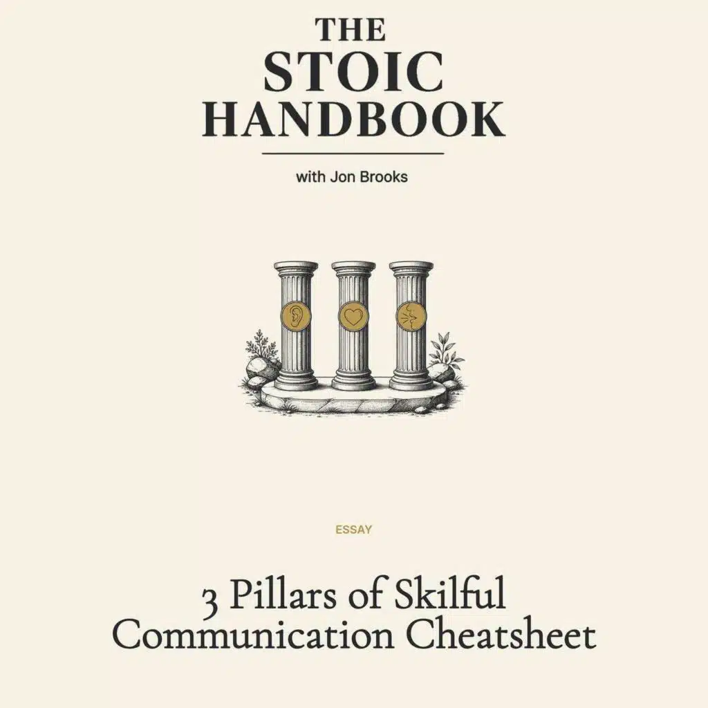 3 Pillars of Skilful Communication Cheatsheet