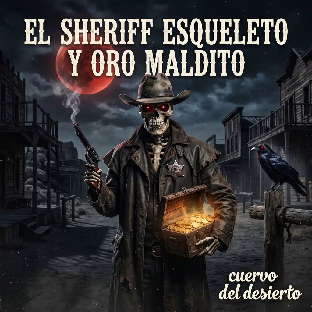 El Sheriff Esqueleto y Oro Maldito