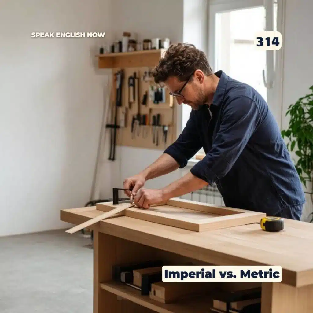 #314 Imperial vs Metric System - Learn to Measure in English