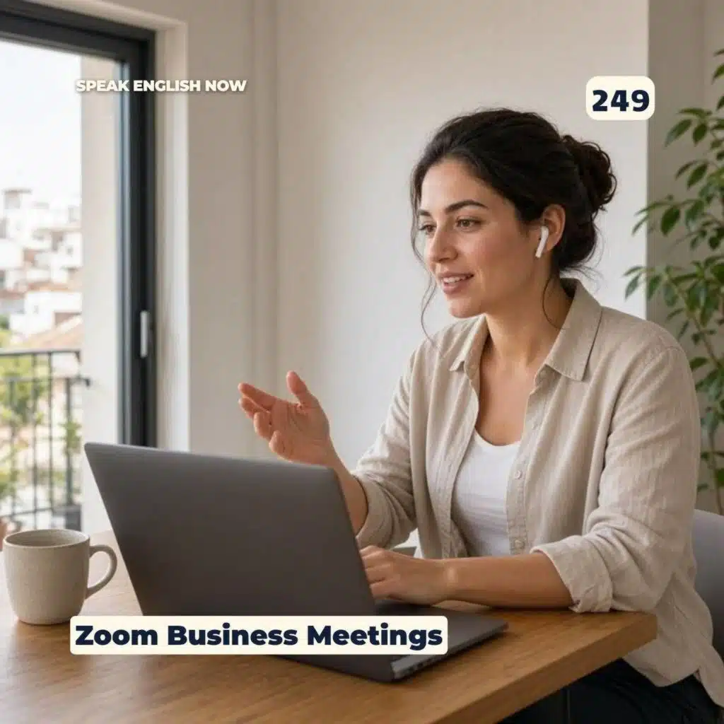 #249 Zoom Business Meetings in English