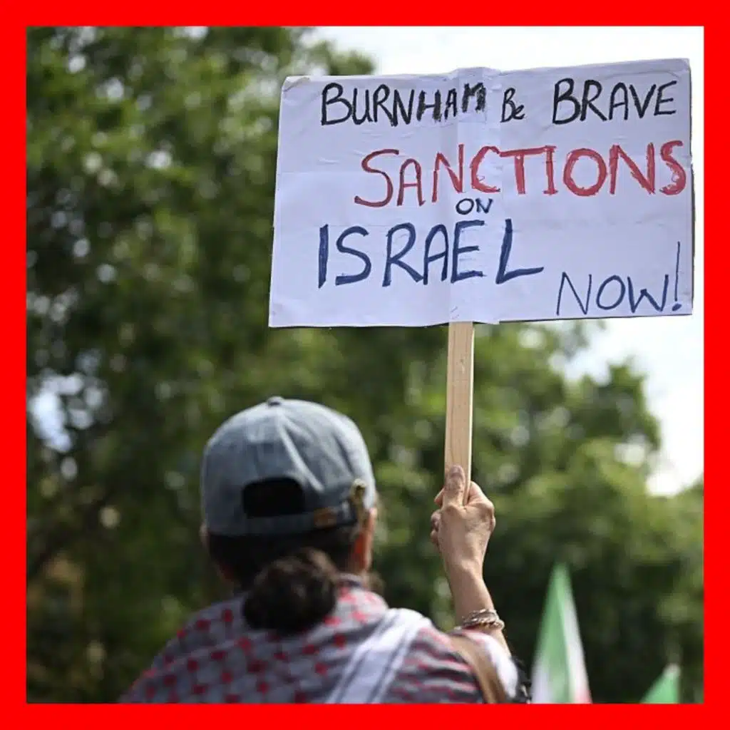 Burnham's Balancing Act on Israel