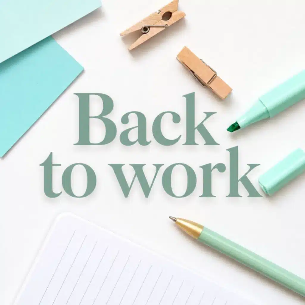 Back to work