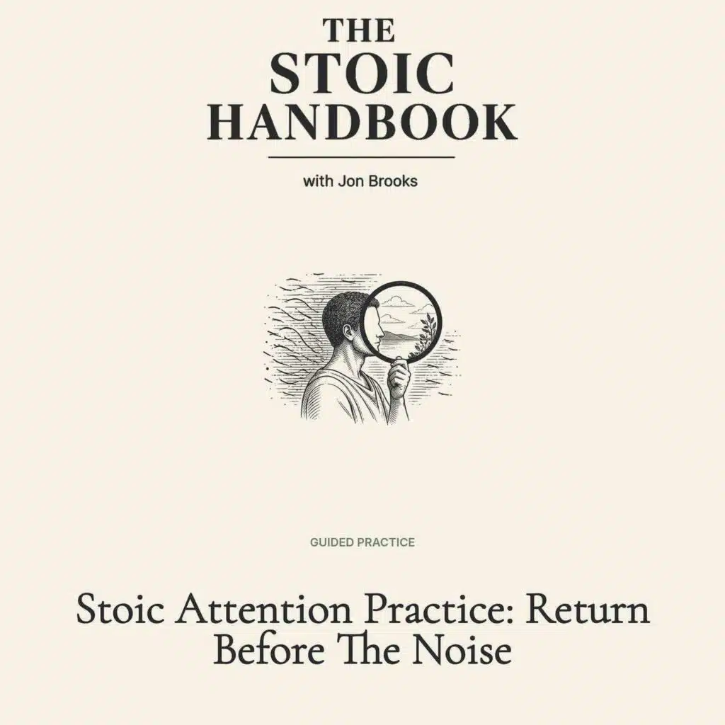 Stoic Attention Practice: Return Before The Noise