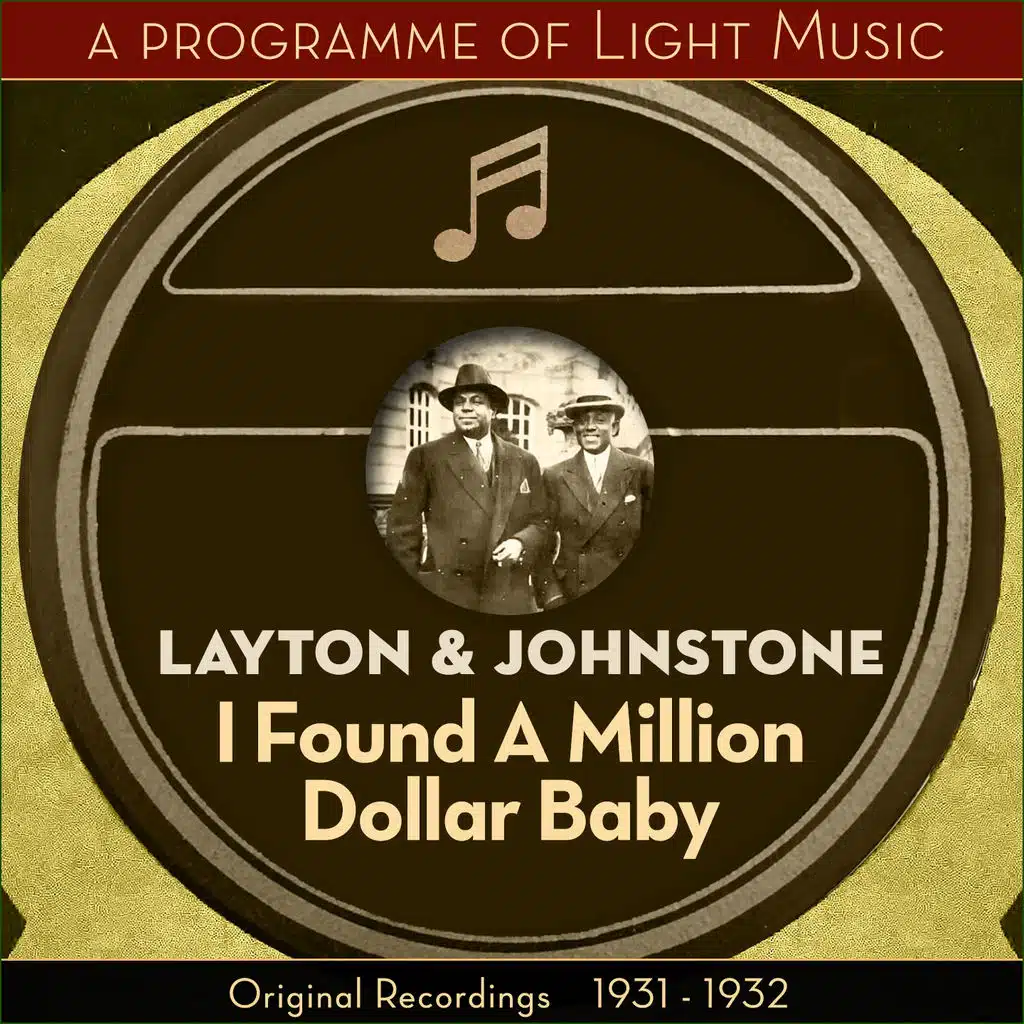 I Found A Million Dollar Baby - A Programme Of Light Music (Original Recordings 1931 - 1932)