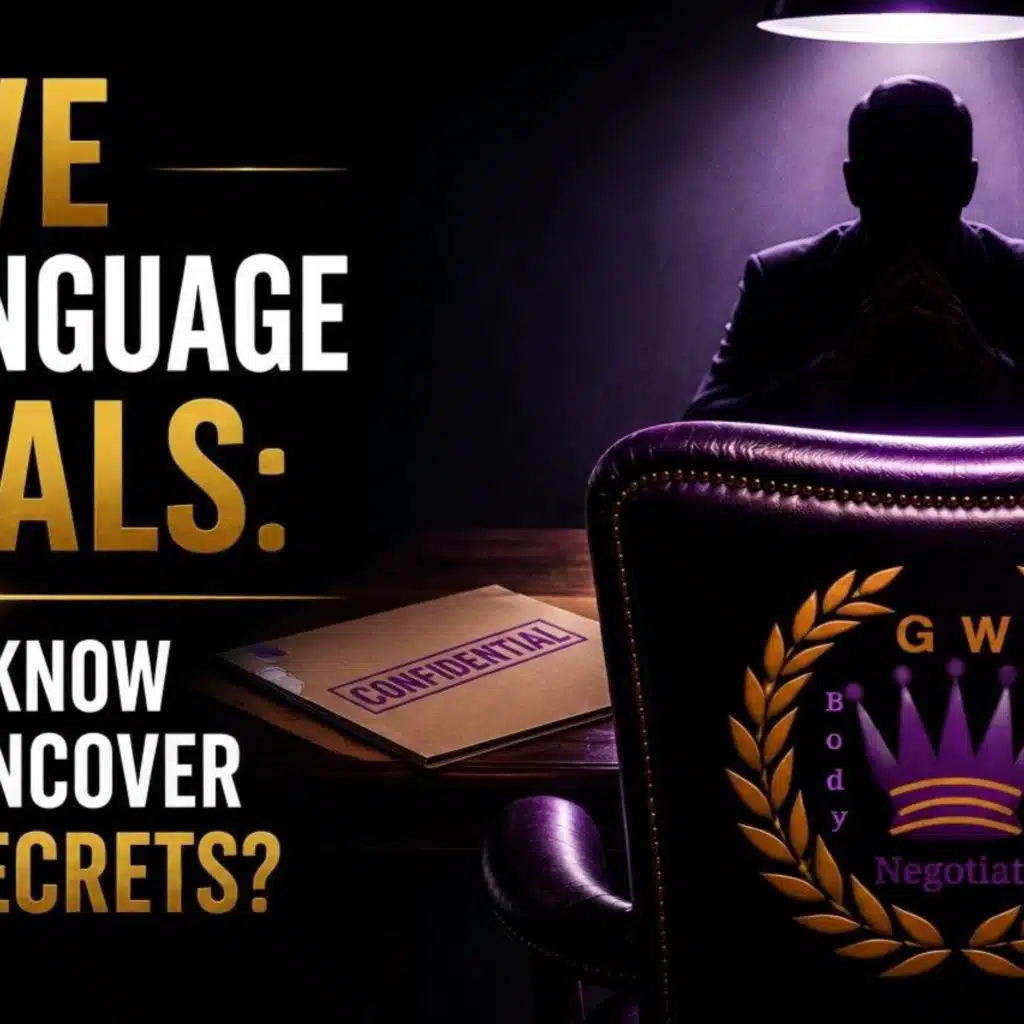 "5 Body Language Negotiation Signals - How to Uncover Hidden Secrets"