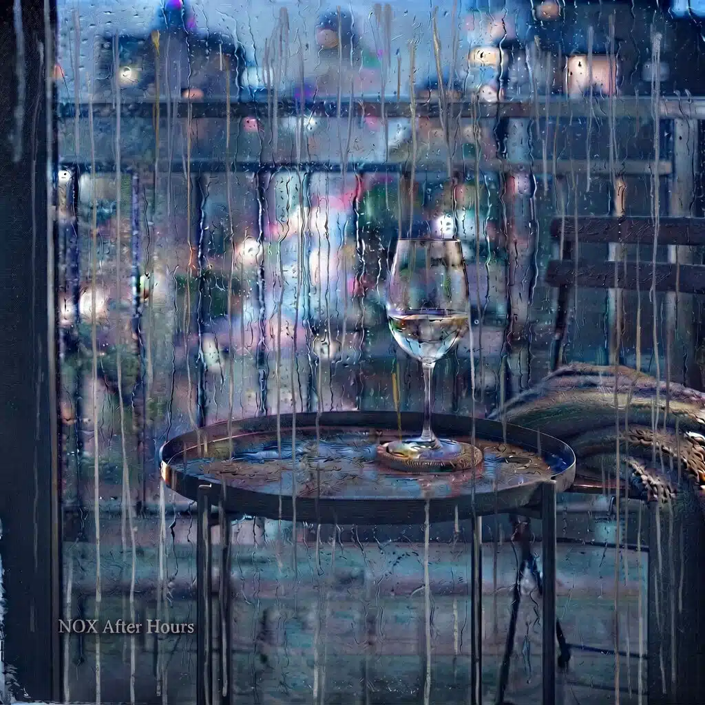 Balcony Rain and White Wine