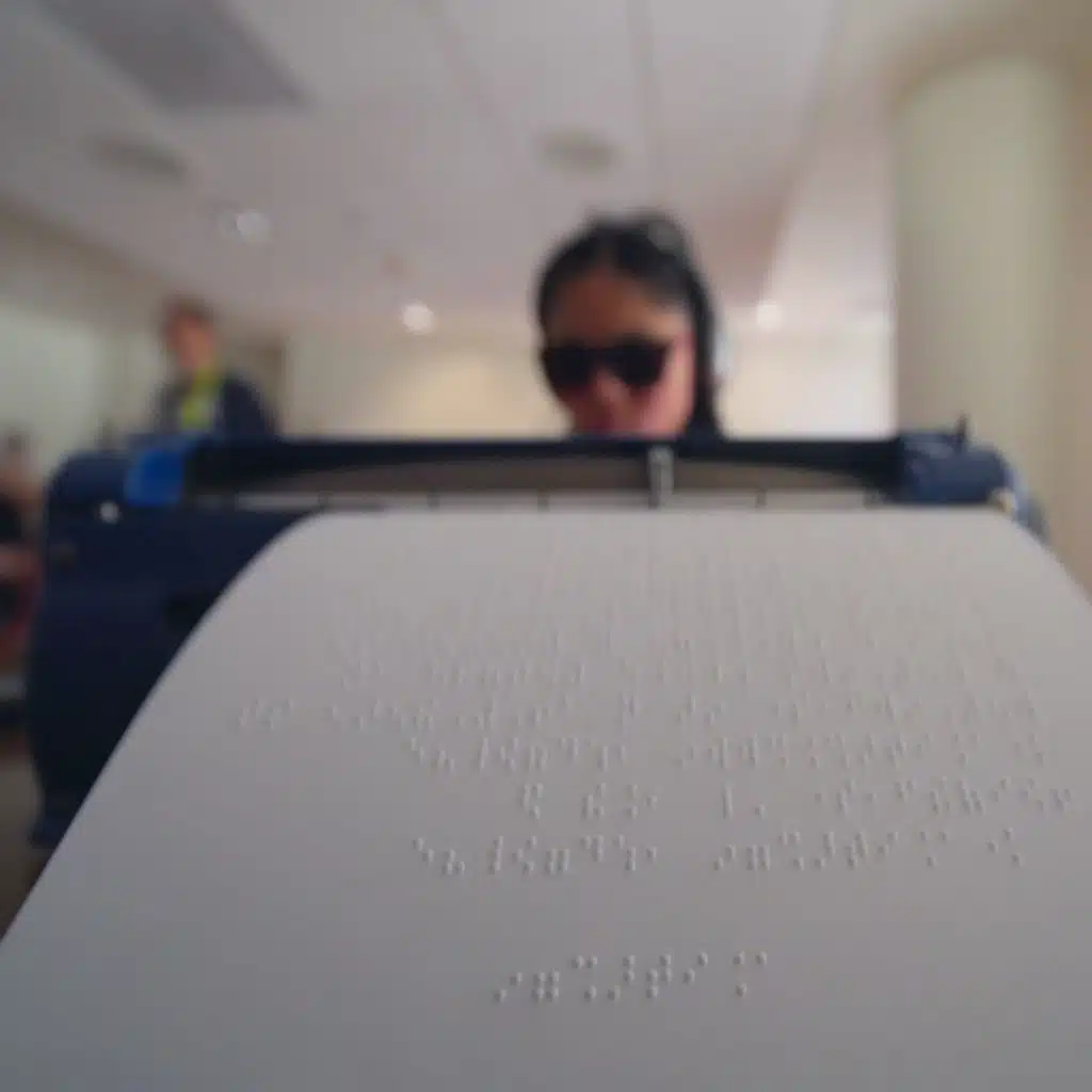 Braille Readers Hold the Camera in New Documentary