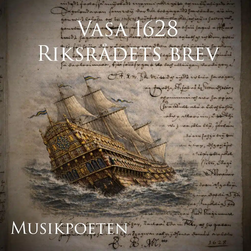 Vasa 1628 Riksrådets brev
